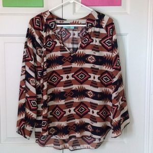 Flowy Bell Sleeve Blouse